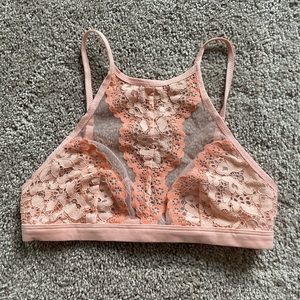 Victoria Secret Pink Lace Bra-let